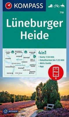 KOMPASS Wanderkarte Lüneburger Heide