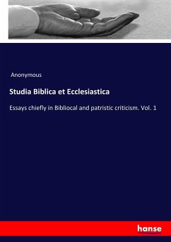 Studia Biblica et Ecclesiastica