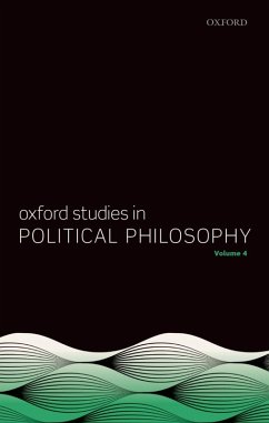 Cover Oxford Studies in Political Philosophy Volume 4 (eBook, ePUB)