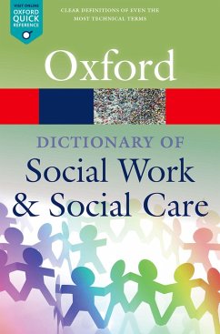 A Dictionary of Social Work and Social Care (eBook, ePUB) - Harris, John; White, Vicky