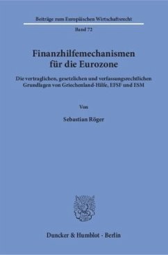 Finanzhilfemechanismen für die Eurozone. - Röger, Sebastian