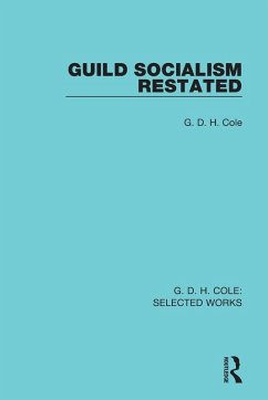 Cover Guild Socialism Restated