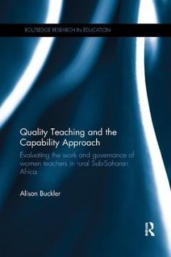 Quality Teaching and the Capability Approach - Buckler, Alison