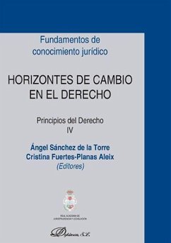 Horizontes de cambio en el derecho : principios del derecho IV - Sánchez de la Torre, Ángel