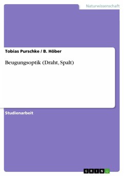 Beugungsoptik (Draht, Spalt) (eBook, ePUB)