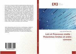 Lois et Processus stable : Théorèmes limites et ordre convexe - Manou-Abi, Solym, Mawaki