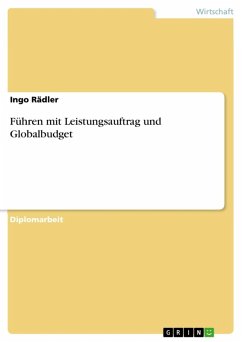 Führen mit Leistungsauftrag und Globalbudget (eBook, ePUB) - Rädler, Ingo