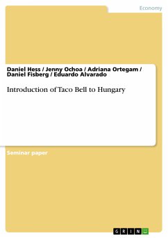 Introduction of Taco Bell to Hungary (eBook, ePUB)