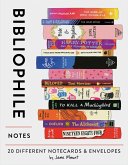 Bibliophile Notes: 20 Different Notecards & Envelopes (Notecards for Book Lovers, Illustrated Notecards, Stationery) [With Envelope]