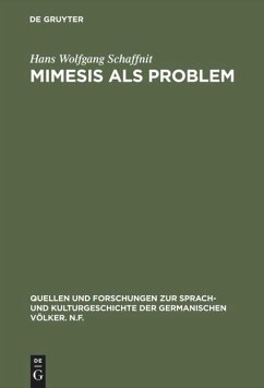 Mimesis als Problem - Schaffnit, Hans W.