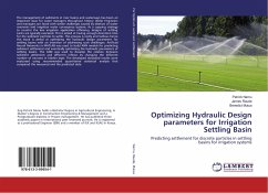 Optimizing Hydraulic Design parameters for Irrigation Settling Basin