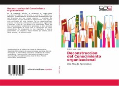 Cover Deconstruccion del Conocimiento organizacional
