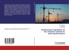 ¿ontractual regulation of the relations related to work performance
