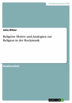 Religiöse Motive und Analogien zur Religion in der Rockmusik (eBook, ePUB)
