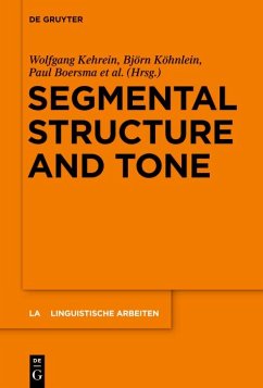Segmental Structure and Tone (eBook, PDF)