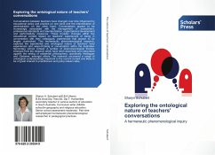 Exploring the ontological nature of teachers' conversations - Schubert, Sharyn