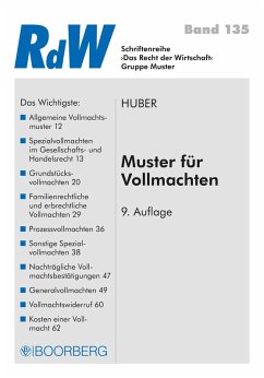 Muster für Vollmachten (eBook, PDF) - Huber, Jonas