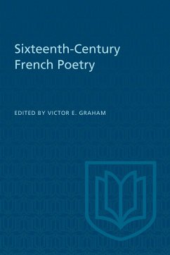 Sixteenth-Century French Poetry - Graham, Victor E