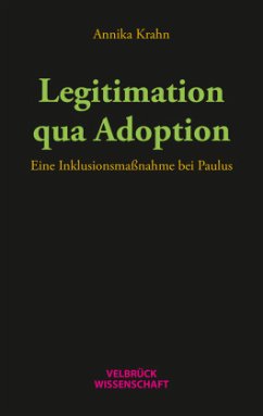 Legitimation qua Adoption - Krahn, Annika