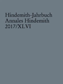 Cover Hindemith-Jahrbuch