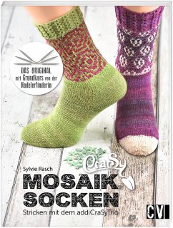 CraSy Mosaik - Socken Stricken mit dem addiCraSyTrio - Rasch, Sylvie