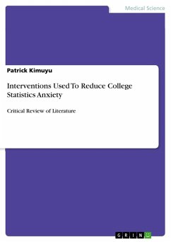 Interventions Used To Reduce College Statistics Anxiety - Kimuyu, Patrick