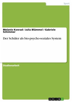Der Schüler als bio-psycho-soziales System (eBook, ePUB)