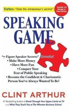 Speaking Game (eBook, ePUB) - Arthur, Clint