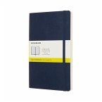 Moleskine Notizbuch Large/A5, Kariert, Soft Cover, Saphir