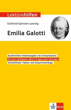 Lektürehilfen Gotthold Ephraim Lessing 