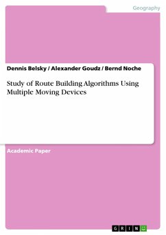 Study of Route Building Algorithms Using Multiple Moving Devices