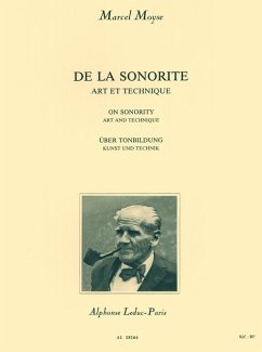 Cover De la sonorité (dt/en/fr) art et technique pour la flute traversičre