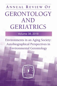 Annual Review of Gerontology and Geriatrics, Volume 38, 2018 (eBook, ePUB)