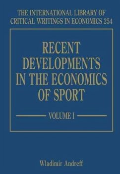 Cover Recent Developments in the Economics of Sport