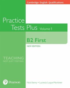 Cambridge English Qualifications: B2 First Practice Tests Plus Volume 1 - Kenny, Nick; Luque Mortimer, Lucrecia