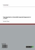 How important is a favourable Corporate Image prior to a Crisis? (eBook, ePUB) - Glanz, Viviane