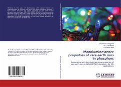 Photoluminescence properties of rare earth ions in phosphors