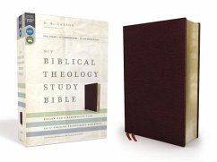 NIV, Biblical Theology Study Bible, Bonded Leather, Burgundy, Indexed, Comfort Print - Zondervan