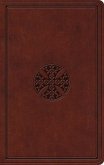 ESV Value Thinline Bible (Trutone, Brown, Mosaic Cross Design)