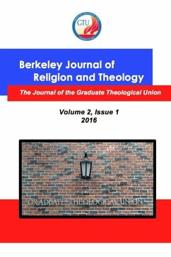 Berkeley Journal of Religion and Theology, Vol. 2, No. 1 - Gtu, Bjrt