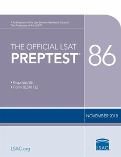 The Official LSAT Preptest 86: (Nov. 2018 Lsat) - Council, Law School Admission
