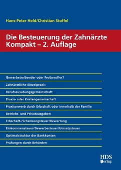 Die Besteuerung der Zahnärzte Kompakt (eBook, PDF) - Held, Hans-Peter; Stoffel, Christian
