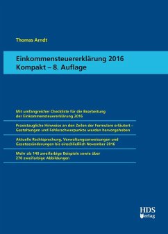 Einkommensteuererklärung 2016 Kompakt (eBook, PDF) - Arndt, Thomas