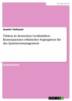 Türken in deutschen Großstädten - Konsequenzen ethnischer Segregation für das Quartiersmanagement (eBook, ePUB)
