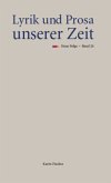 Lyrik und Prosa unserer Zeit, Neue Folge Lyrik und Prosa unserer Zeit, Neue Folge