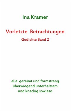 Vorletzte Betrachtungen (eBook, ePUB) - Kramer, Ina