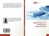 Algorithmique II & Méthodes de programmation