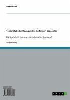 Textanalytische Übung zu Ilse Aichinger: Seegeister (eBook, ePUB) - Büchel, Verena