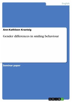 Gender differences in smiling behaviour (eBook, ePUB)