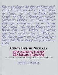 PERCY BYSSHE SHELLEY Oden, Sonette, Stanzen, The Masque of Anarchy - Shelley,, Percy Bysshe